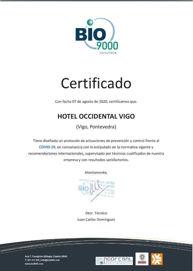 Occidental Vigo Otel Dış mekan fotoğraf